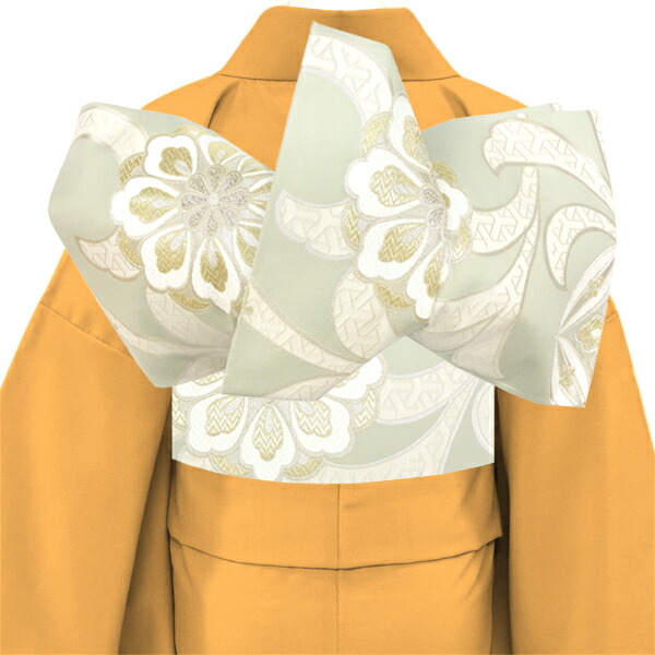 楽天市場】≪15%OFFクーポンあり≫振袖用 袋帯 柳鼠色 樹織物 仕立て