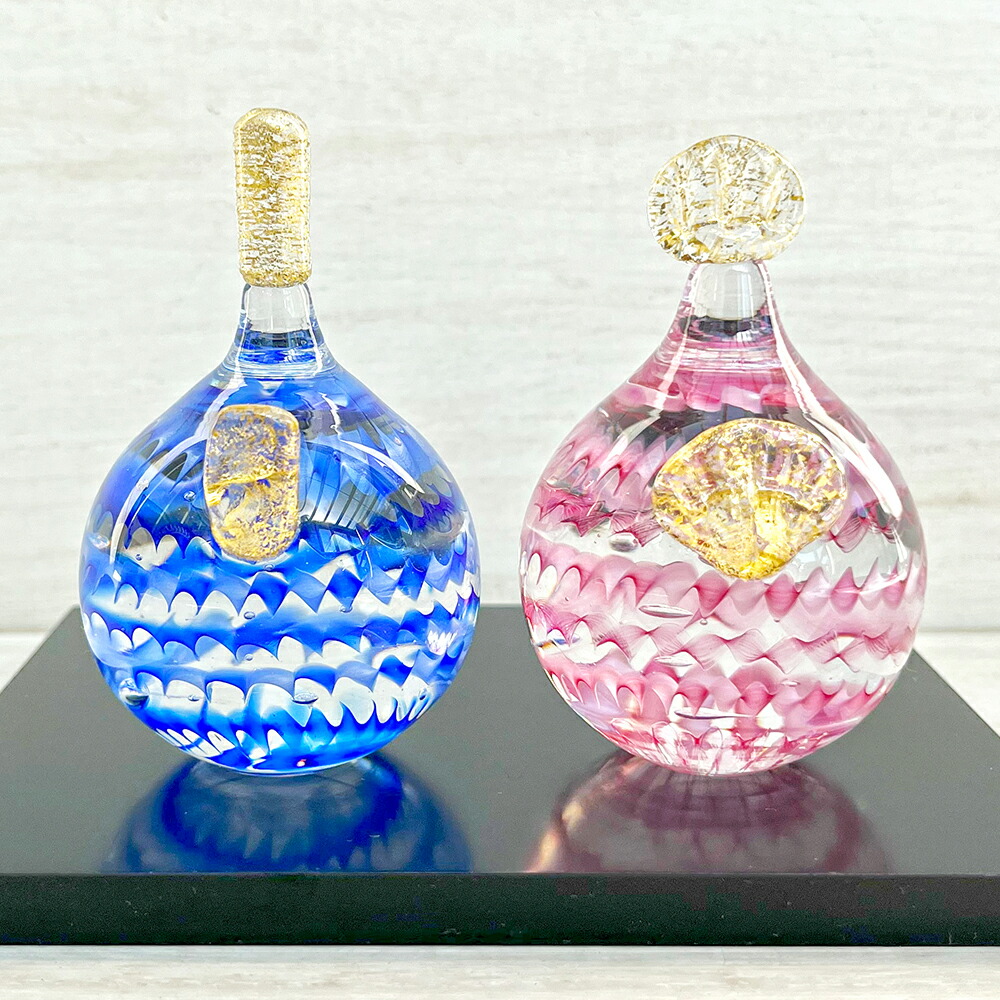 楽天市場】作家 清水柾 ガラス製 雛人形 回想 敷板付き 箱入り : 作家