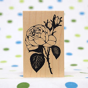 楽天市場】つぶあん ラバースタンプ 薔薇 縦59mm×横38mm (0023F-6540