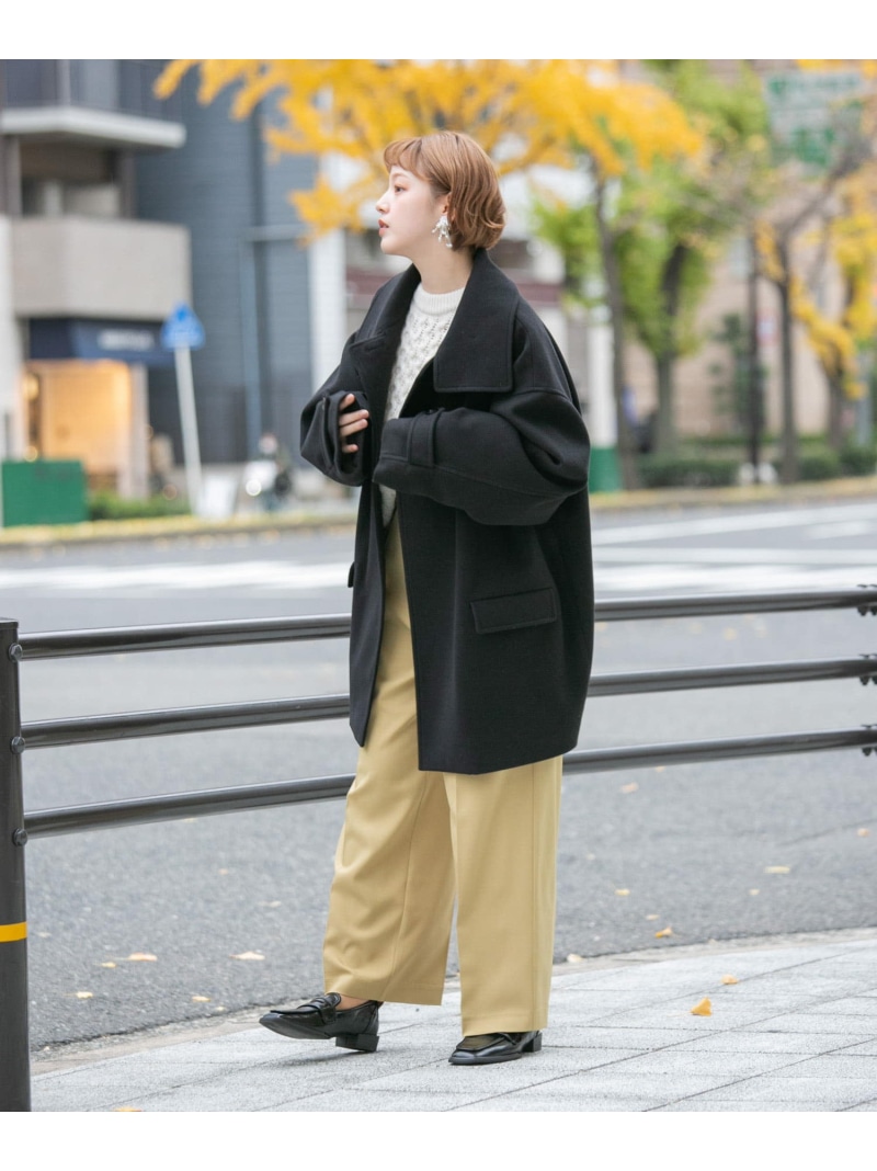 楽天市場】【SALE／60%OFF】スタンドカラーコクーンミドルコート KBF