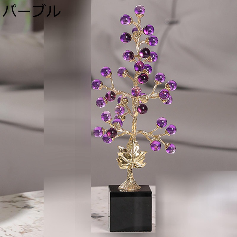 楽天市場】クリスタル ブドウ 置物の通販