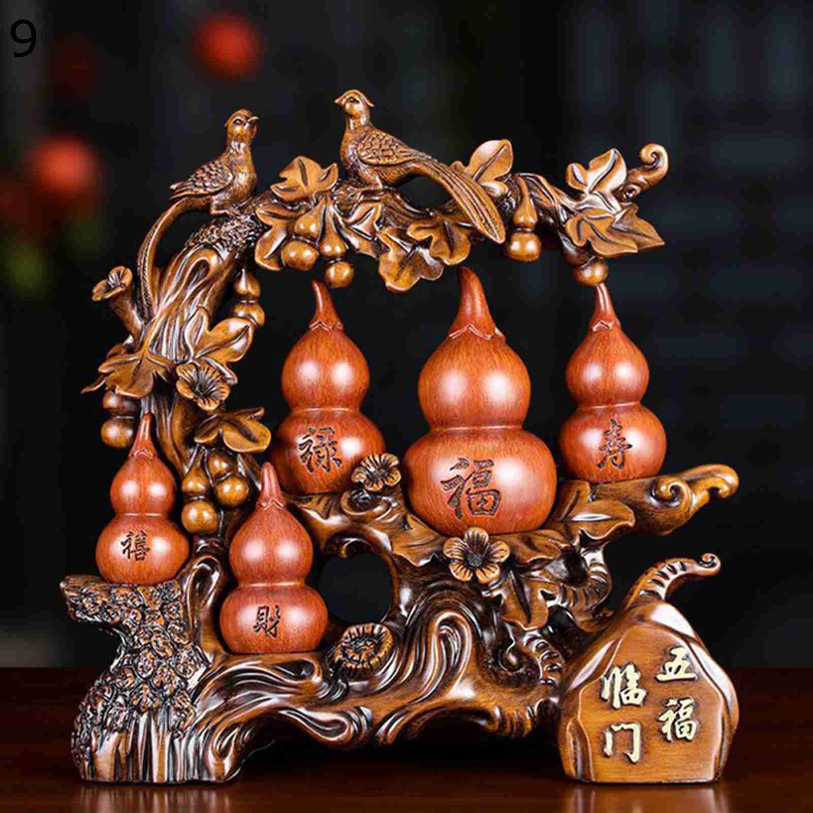 楽天市場】鎮宅ひょうたん 置物 事事如意瓢箪葫蘆 インテリア 装飾用