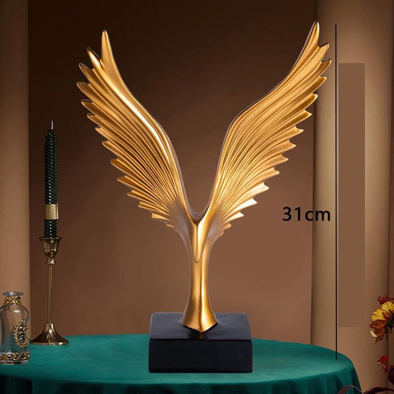 楽天市場】1個 大鵬の羽飾り ワシの像 翼の置物 翼を広げる像 ミニ