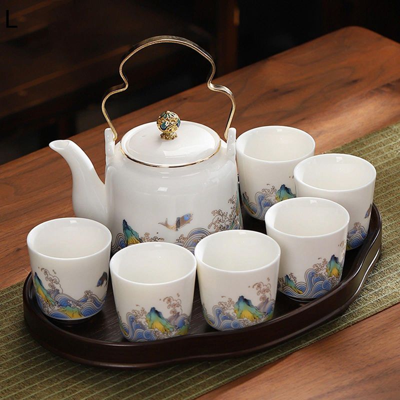 中国茶器 3点セット 山水画 楽天市場】和風 茶器セット 湯呑み 4点