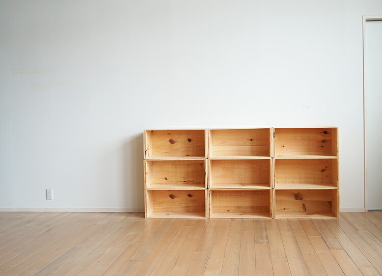 楽天市場】【2箱セット 送料無料】りんご箱 新箱 取手付き 荒仕上げ 木