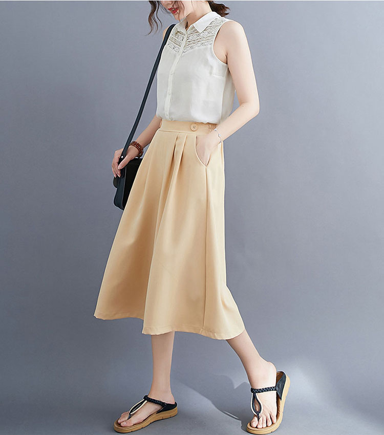 楽天市場】ガウチョパンツ 七分丈 レディース キュロット スカーチョ