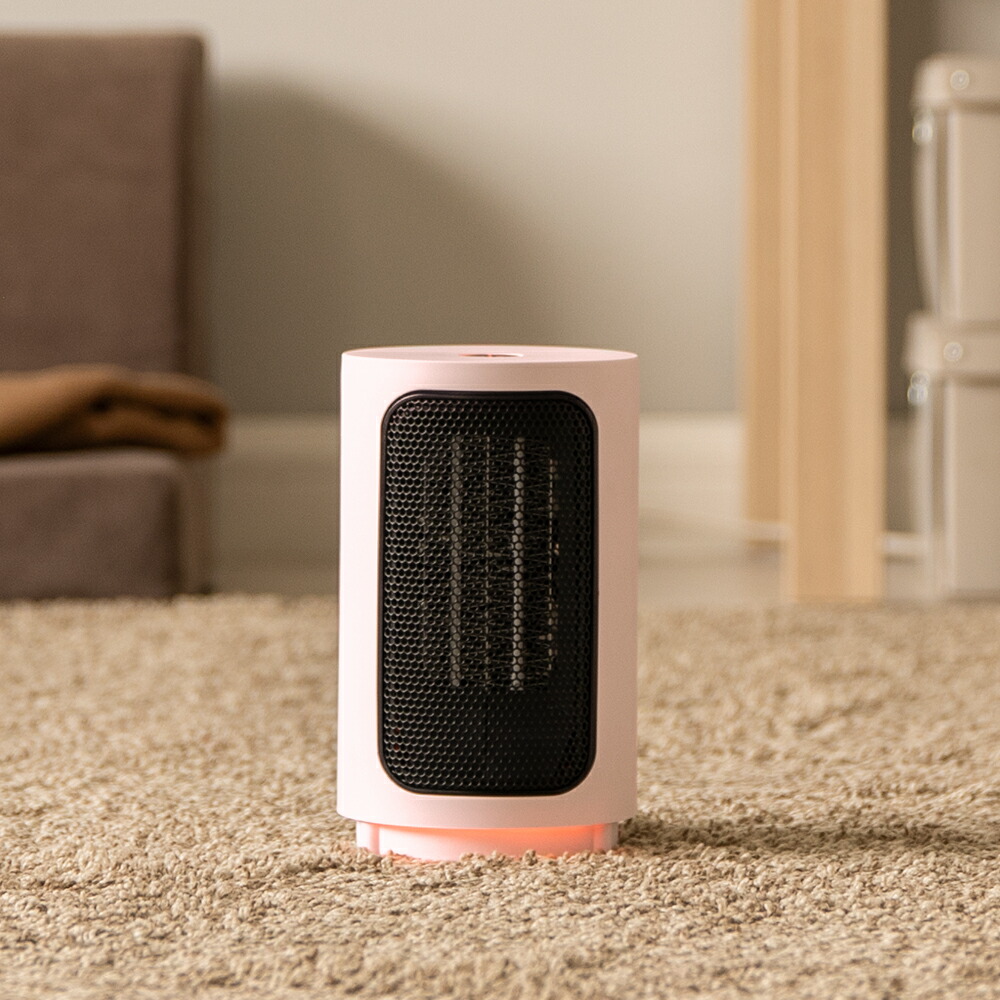 Cerca Mini Fan Heater ピンク・ホワイト Francfranc セラミックミニ