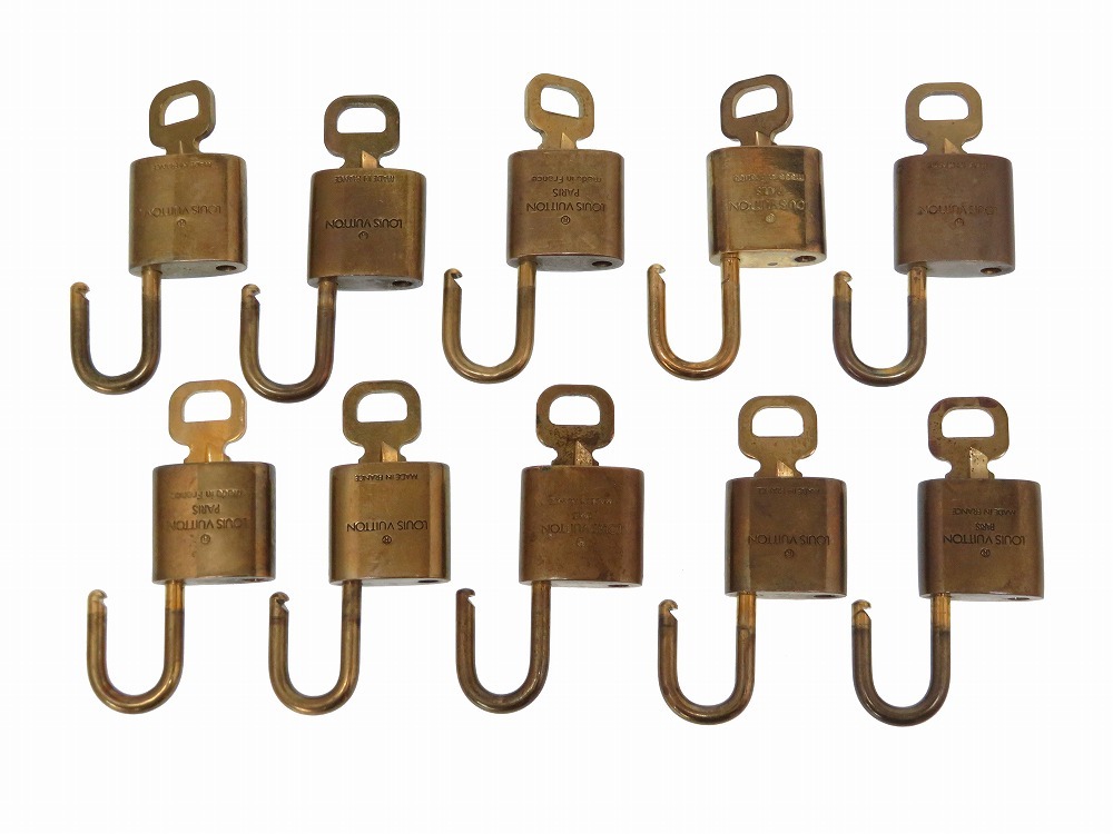 Vuitton 本物 ルイ・ヴィトン パドロック 10個セット 確認済み 本物