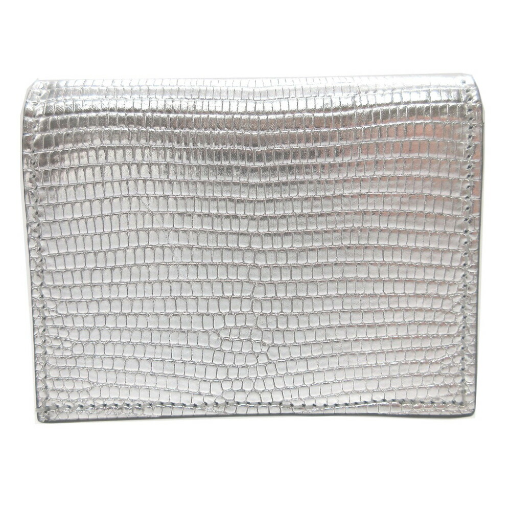 ✨️希少な新品!✨️グッチ GGマーモント リザード シルバー 456126