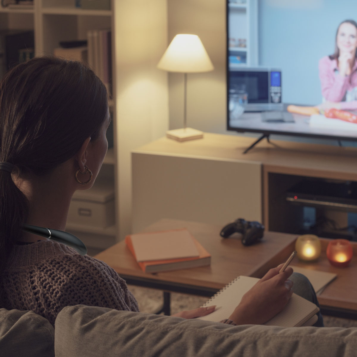 楽天市場】【365日出荷】 OTOMS 快テレ君 ワイヤレスネックスピーカー