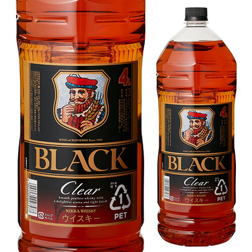 楽天市場】【4本まで1梱包】 ニッカ ブラックニッカ クリア 4L(4000ml