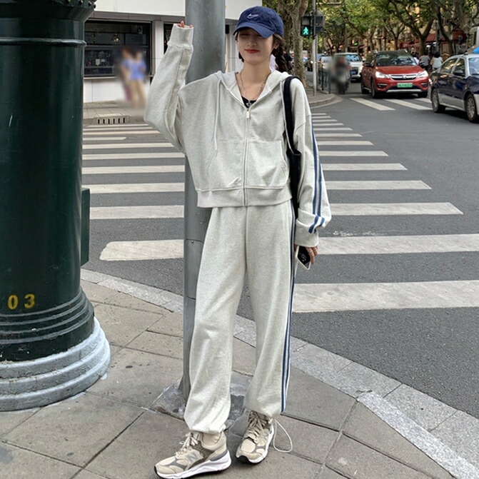 楽天市場】セットアップ 2点セット ジャージ スウェット ライン