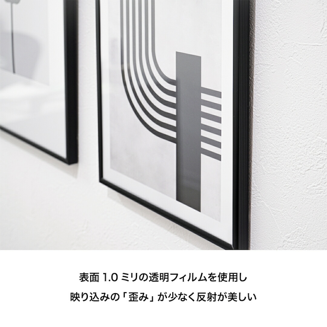 黒いクラシックスタイル F6ポスターフレーム 黒いクラシックスタイル