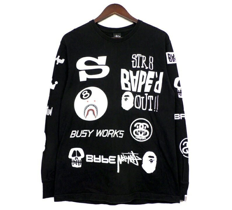 楽天市場】A BATHING APE x STUSSY アベイシングエイプ x ステューシー