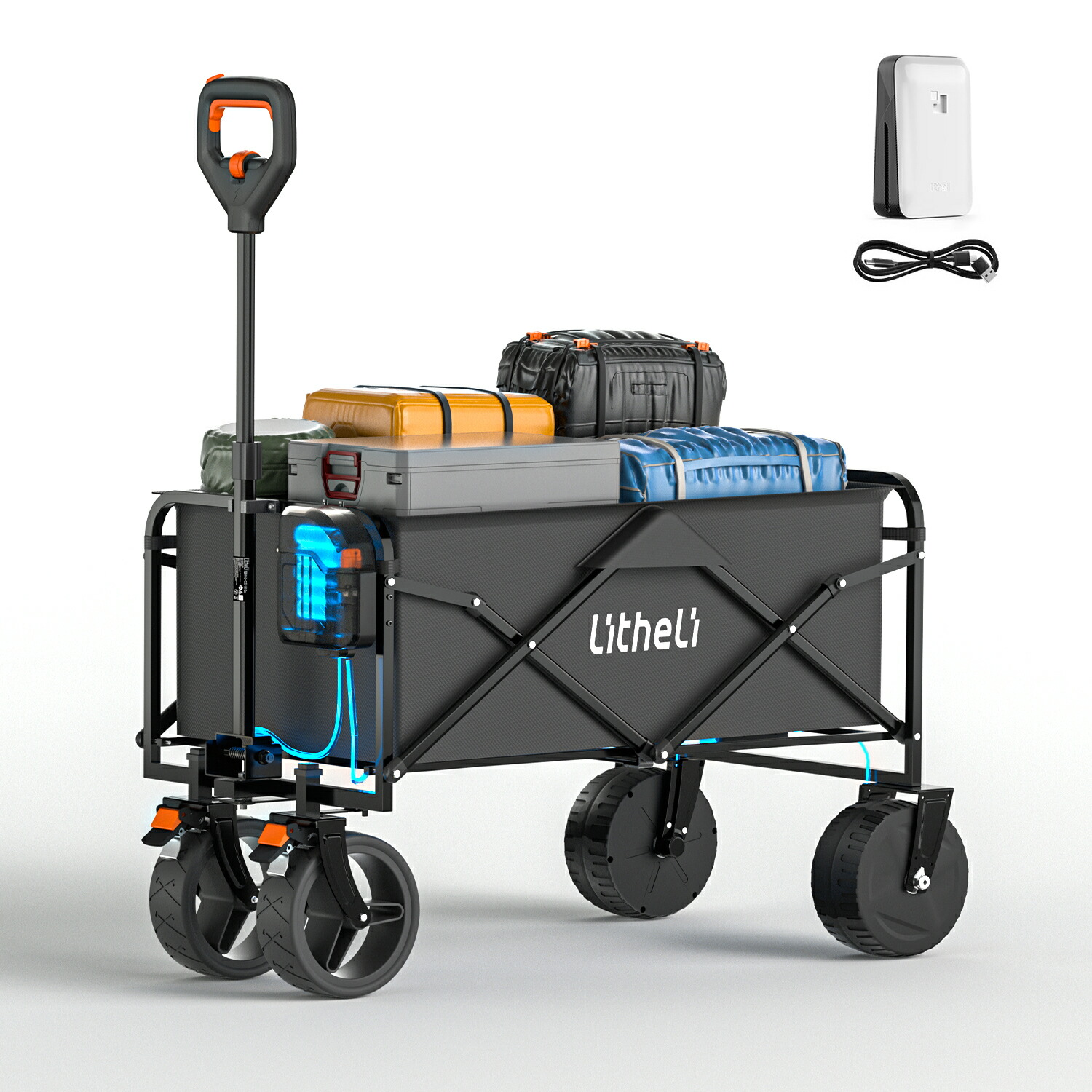 電動 総走行距離94km 折り畳み ロングライフバッテリー 大田区にて