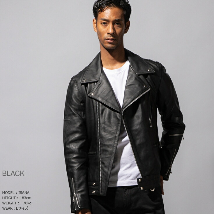 楽天市場】Horn Works 本革 ダブルライダース メンズ ホーンワークス