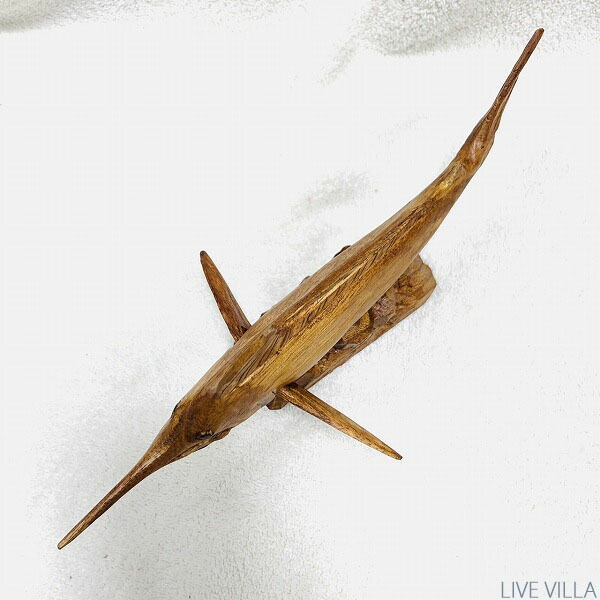 楽天市場】木彫り カジキ 魚 サカナ さかな フィッシュ 置き物