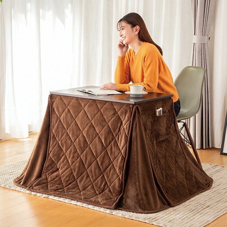 楽天市場】デスク型 ハイタイプ こたつ 2点の通販