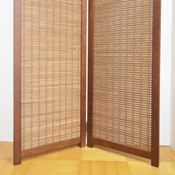 楽天市場】衝立 和風 竹すだれ衝立 2連 1240 高さ170cm （ 送料無料