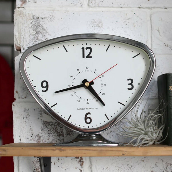 希少】80's ネオンクロック 置き時計 三角 ヴィンテージ ビンテージ