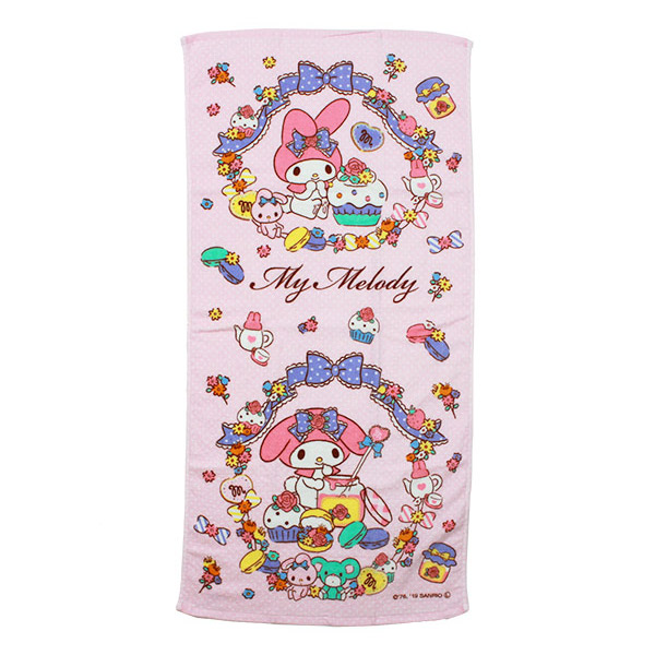 楽天市場】バスタオル 50×100cm コンパクトバスタオル マイメロディ