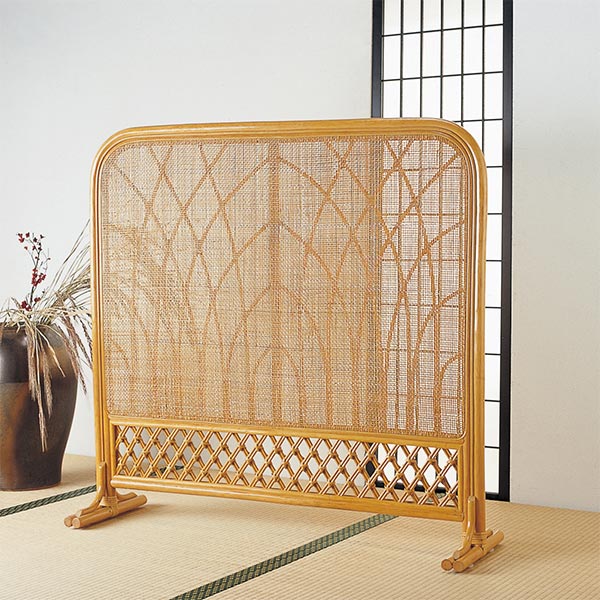 楽天市場】衝立 ラタン 間仕切り パーテーション 籐家具 高さ101cm