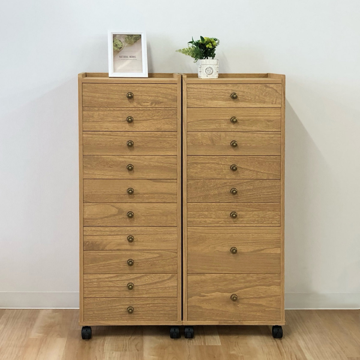 楽天市場】総桐チェスト 幅40cm 浅10段 キャスター付 A4収納 日本製