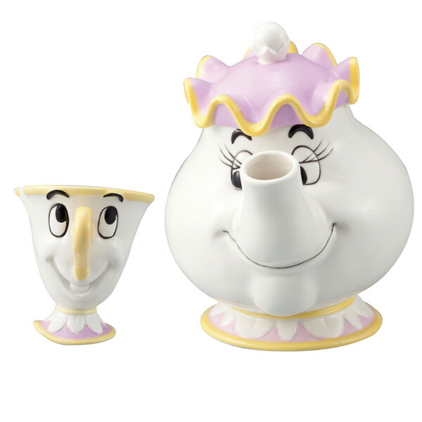 楽天市場】ティーポット カップ セット 美女と野獣 急須 陶器 食器