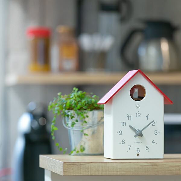 楽天市場】鳩時計 ふいごカッコー 置き時計 掛け時計夜間停止機能 北欧