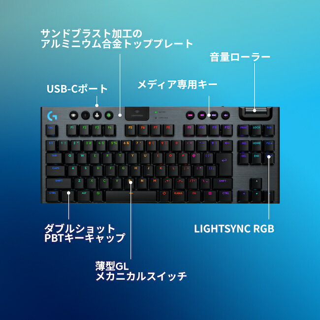 楽天市場】Logicool G ワイヤレス ゲーミングキーボード G915 X