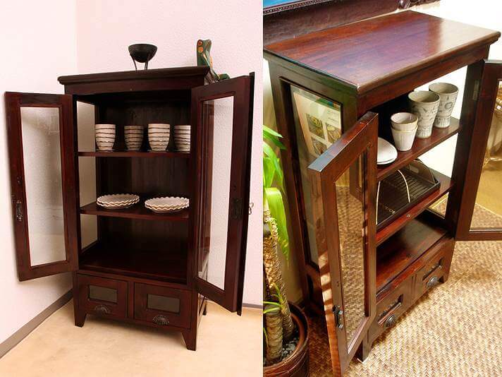 楽天市場】【最大1万円OFFクーポン】アジアン家具 キャビネット