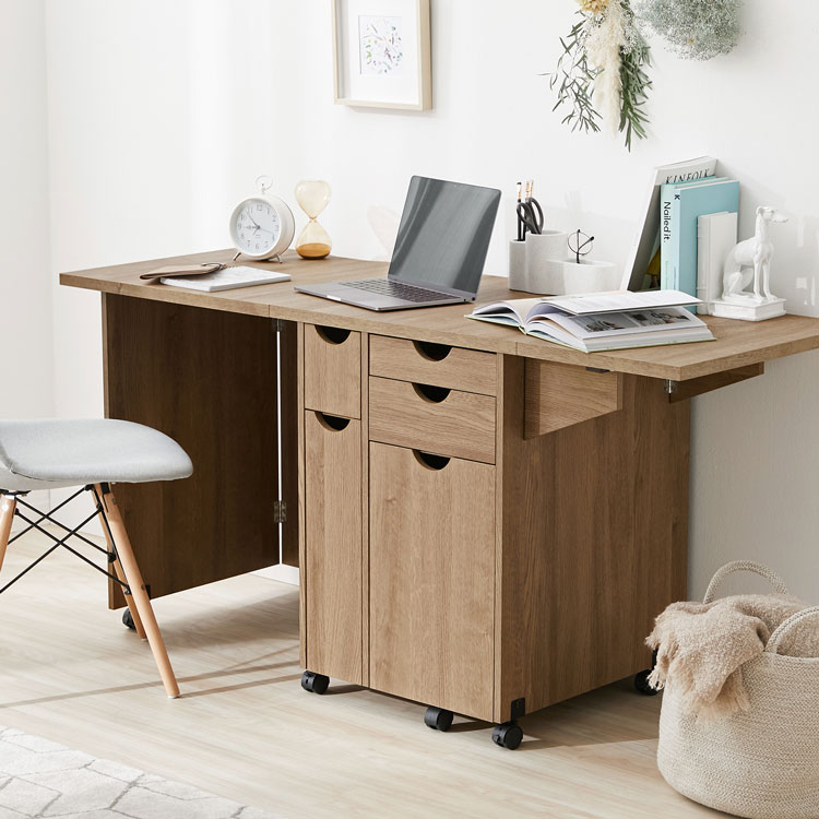 楽天市場】ミシン台 作業台 折りたたみ デスク 折り畳みデスク