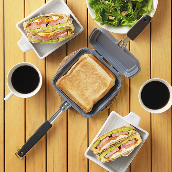 楽天市場】タップリィ2 ホットサンドメーカー(ガス火タイプ)(TP-11)焼