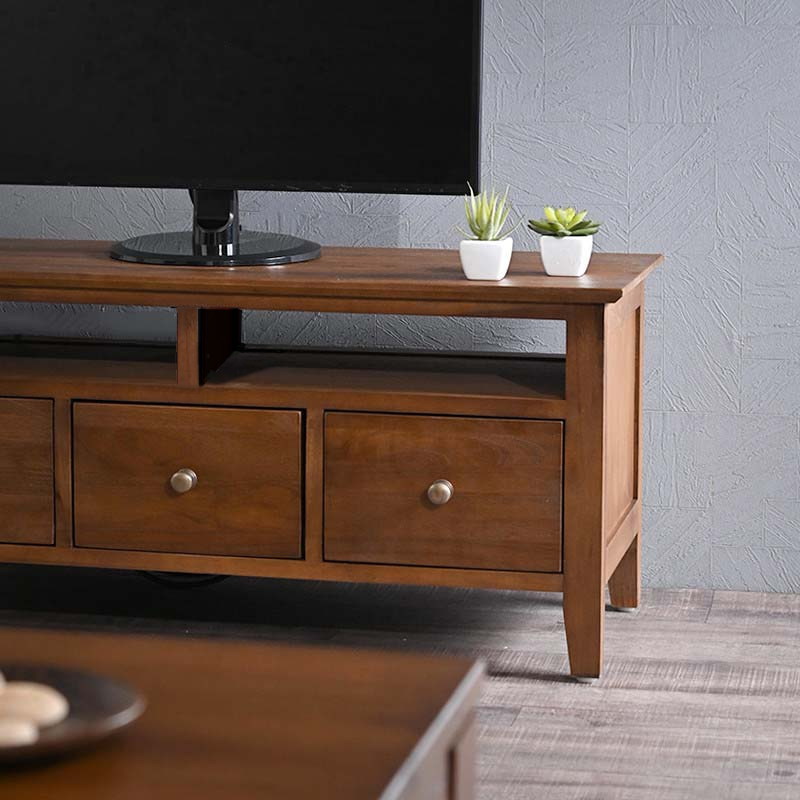 楽天市場】【アウトレット】アジアン家具 チーク無垢 木製 テレビ台