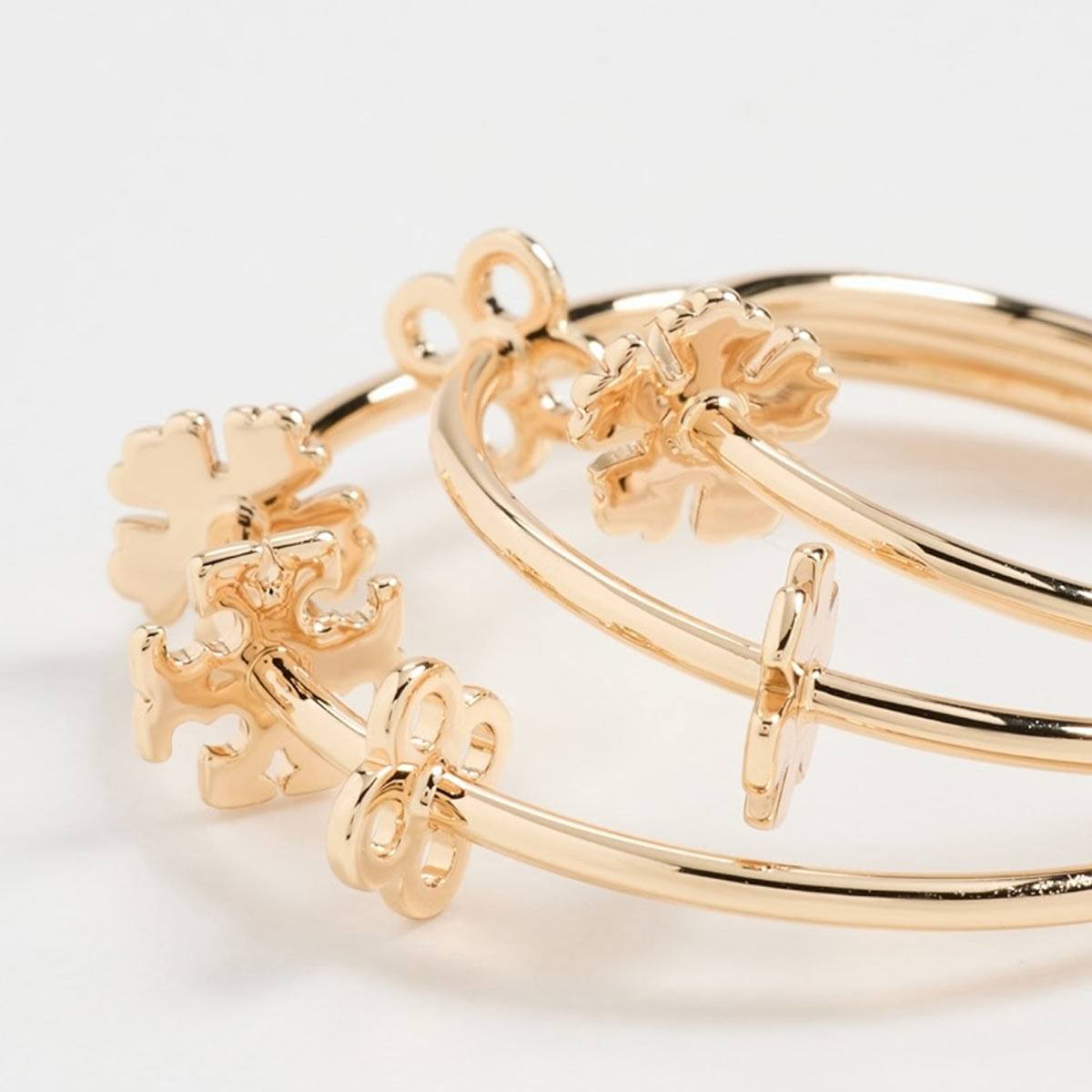 楽天市場】トリーバーチ ピアス ブランド フープ 3連 18k18金 大ぶり