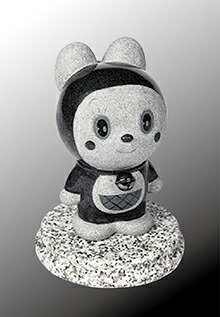 楽天市場】ドラえもん スタチュー 石像 ドラミちゃん 置物 ガーデン