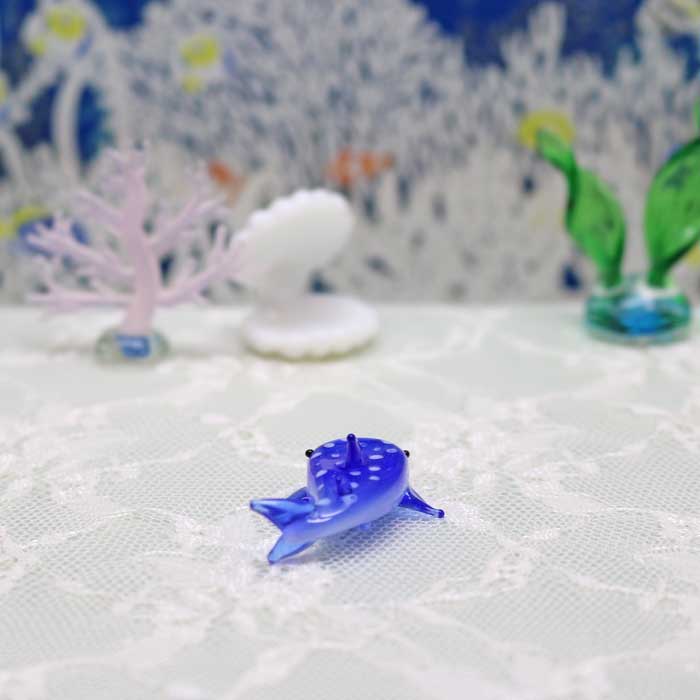 全部ジンベイザメガラス細工ミニチュア