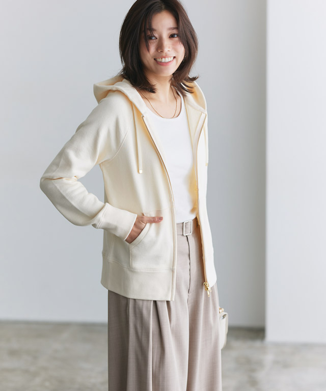 楽天市場】【全品10%OFFクーポン】綿100％Wジップフード付きスウェット