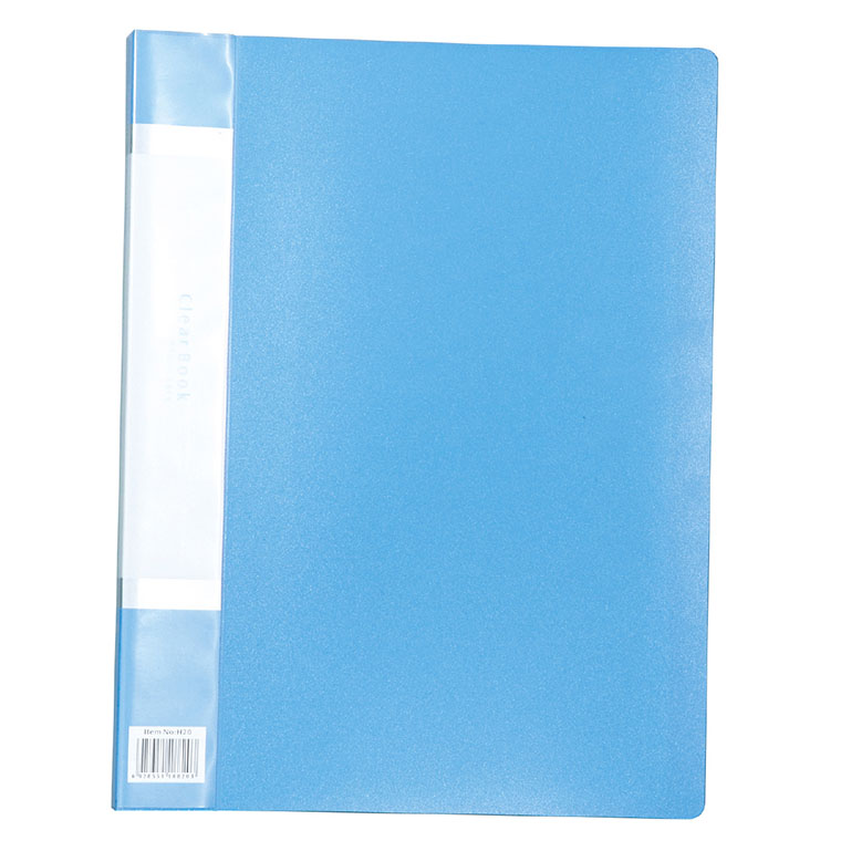 楽天市場】クリアブック 厚手 A4 20ポケット 全7色 1個入 / ファイル