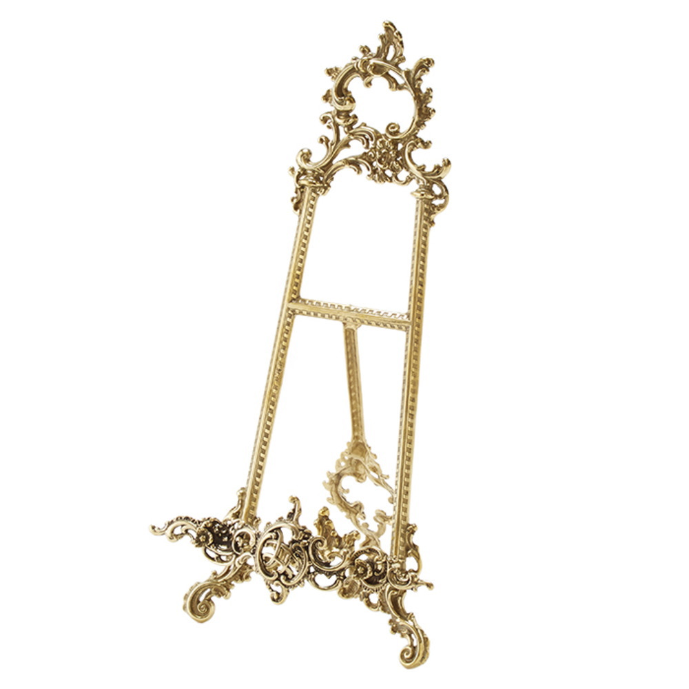 送料無料 イーゼル LL イタリア製 ブラスアンティーク プレート