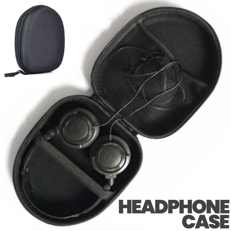 楽天市場】送料無料 ヘッドホンケース ヘッドホン収納 ストラップ付き