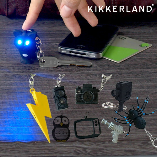 楽天市場】KIKKERLAND LED Keyringノイジーキーライト [ キーホルダー