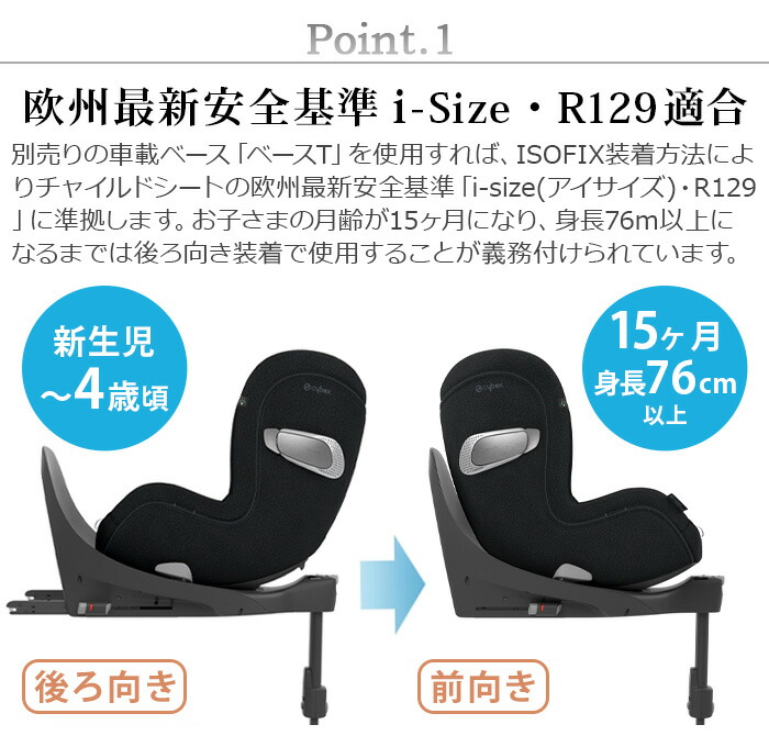 楽天市場】正規品 cybex SIRONA T i-Size サイベックス シローナ