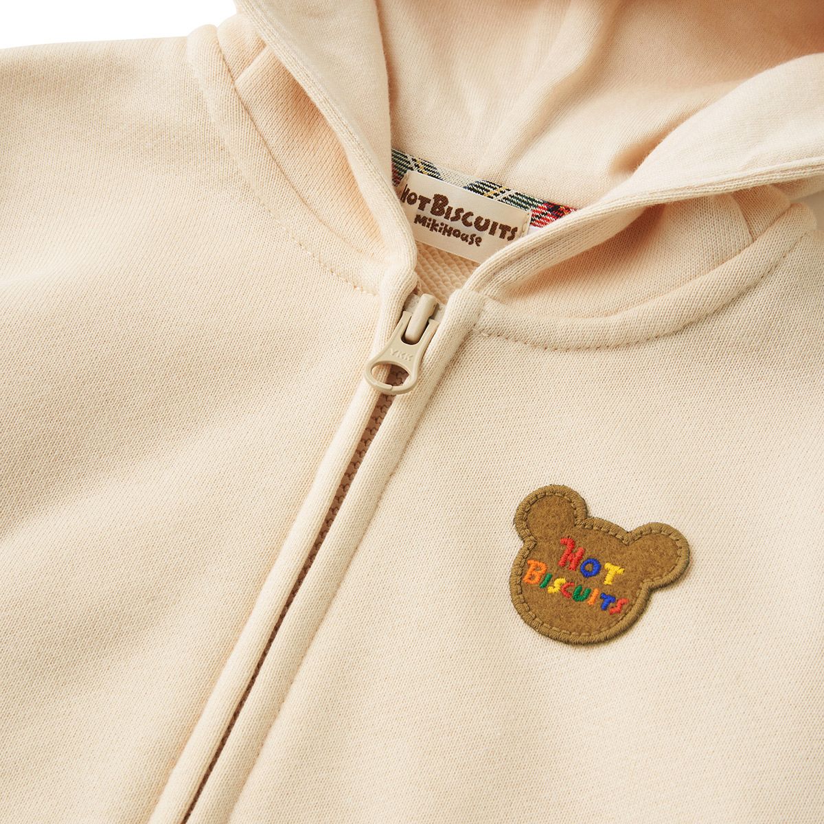 楽天市場】ミキハウス mikihouse ホットビスケッツ 顔ドンパーカー