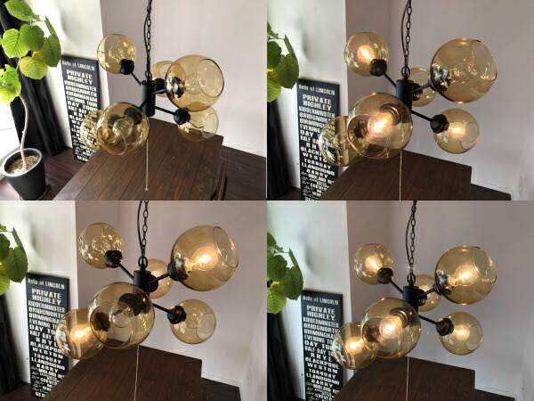 楽天市場】ペンダントライト ハモサ 照明 MOON6 ムーン6 ランプ 6灯 GS