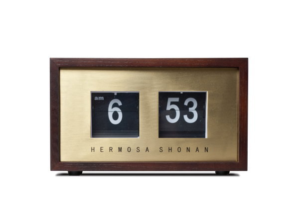 HARMOSA ハモサ ピボットクロック 時計 RP-002 パタパタ時計 美品 楽天