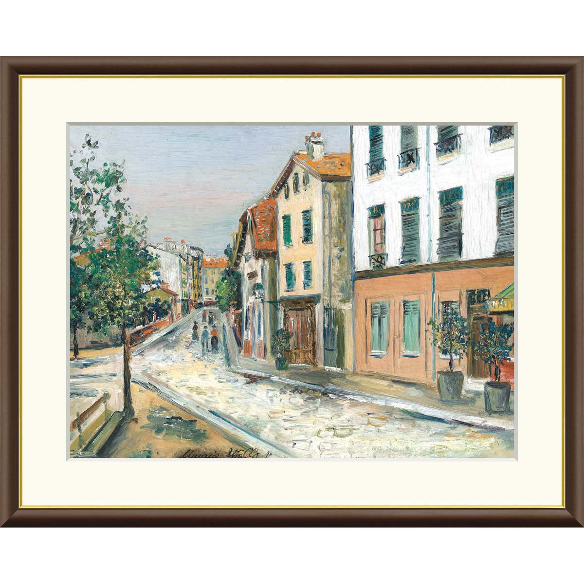 楽天市場】絵画 世界の名画 パリの13区 モーリス・ユトリロ 額入り