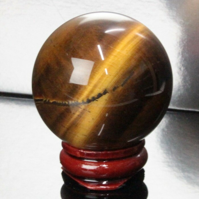 楽天市場】タイガーアイ 丸玉｜虎目石 Tigereye キャッツアイ タイガー