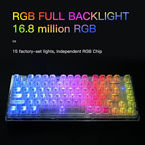 楽天市場】【送料無料】YUNZII X75 ホットスワップメカニカル