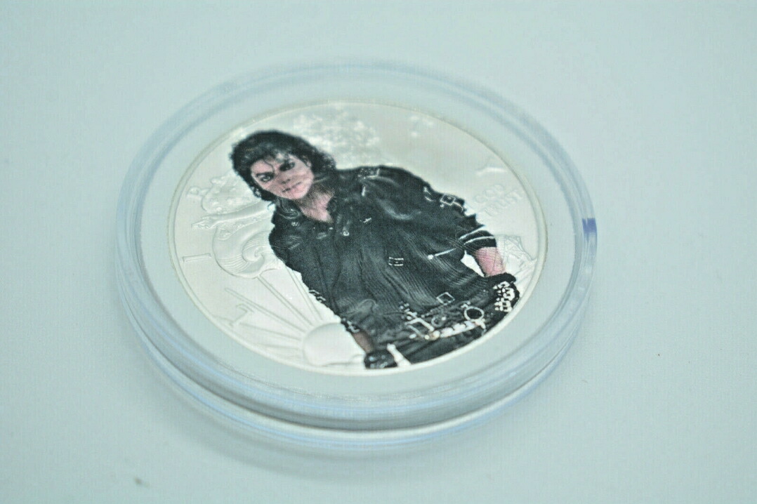 マイケル・ジャクソン キングオブ ポップ 希少 レア 純銀記念アート